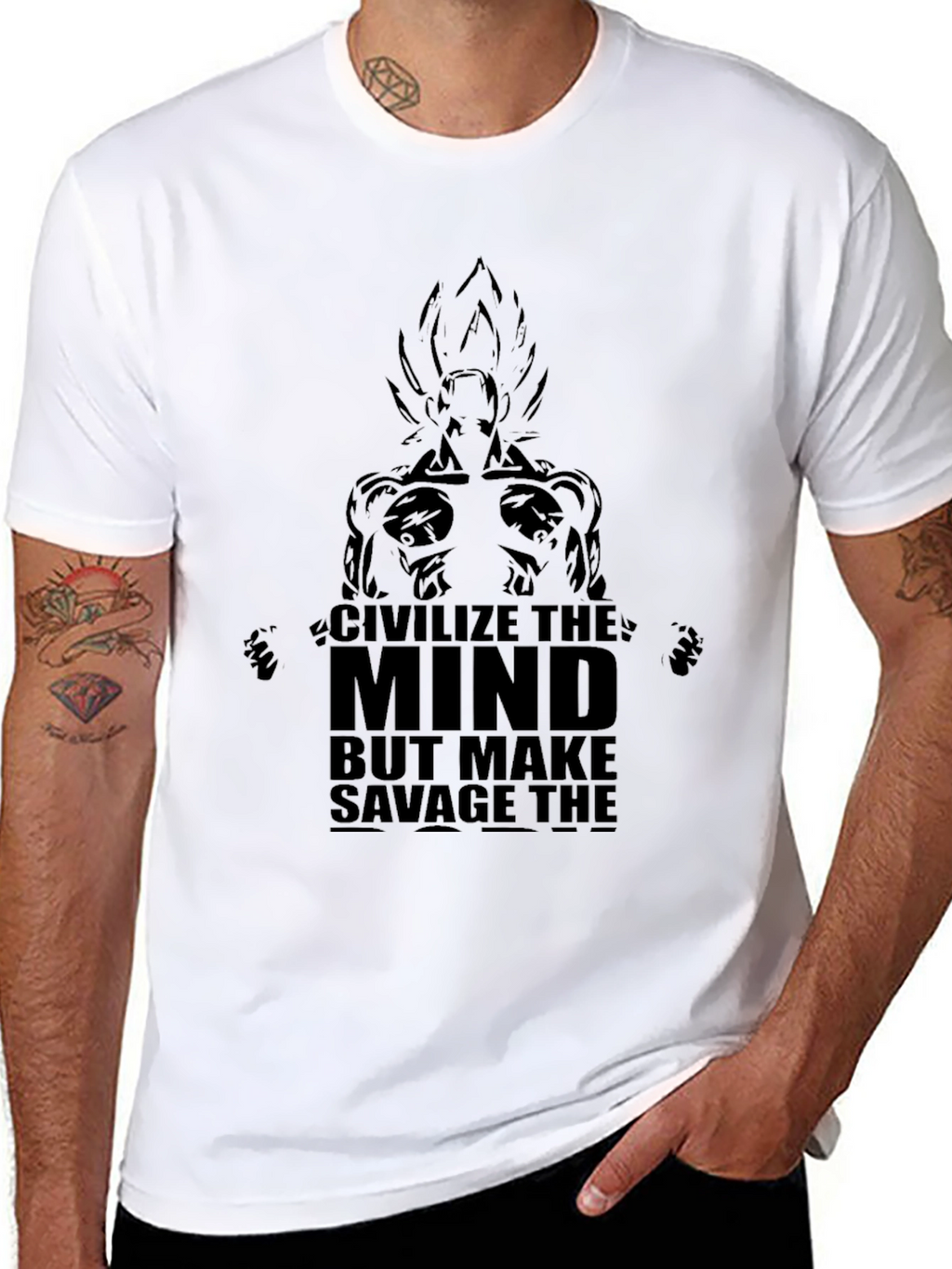 Civilize the Mind Savage T-Shirt