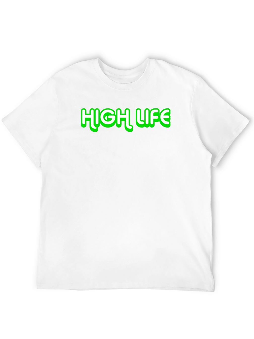 High Life Graphic Tee - Black Cotton Casual Shirt