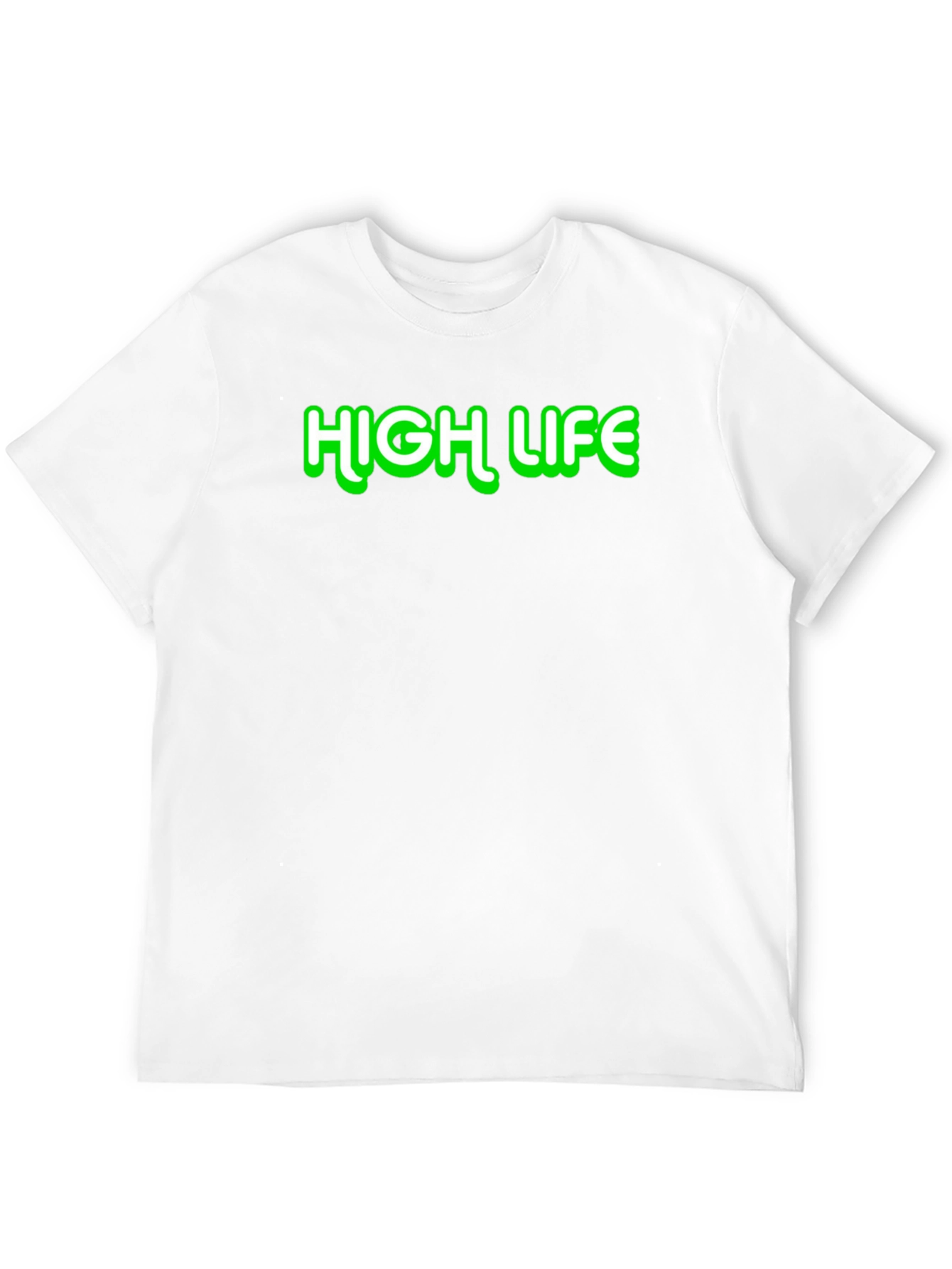 High Life Graphic Tee - Black Cotton Casual Shirt
