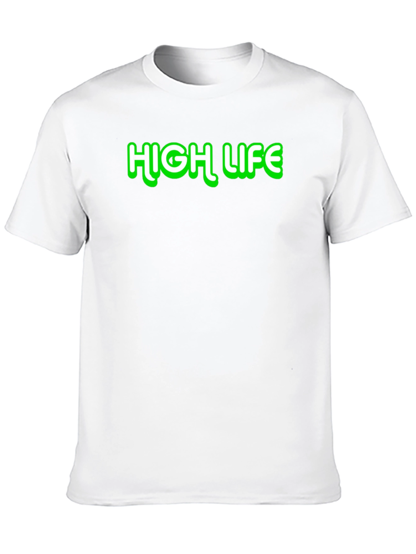 High Life Graphic Tee - Black Cotton Casual Shirt