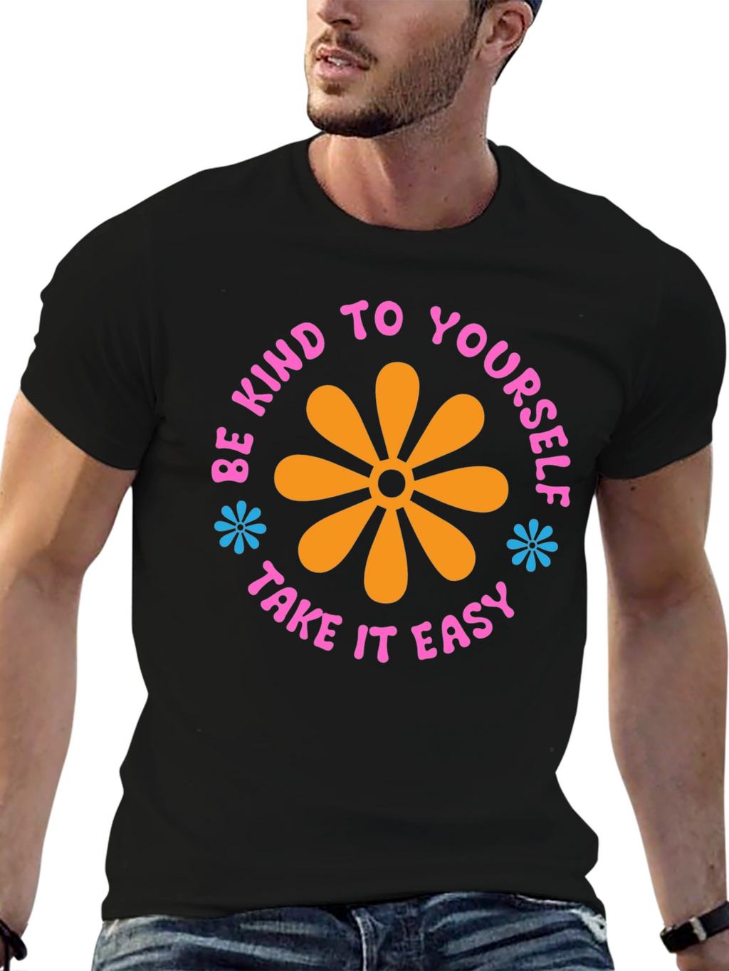 Kind to Yourself Graphic Tee - Black