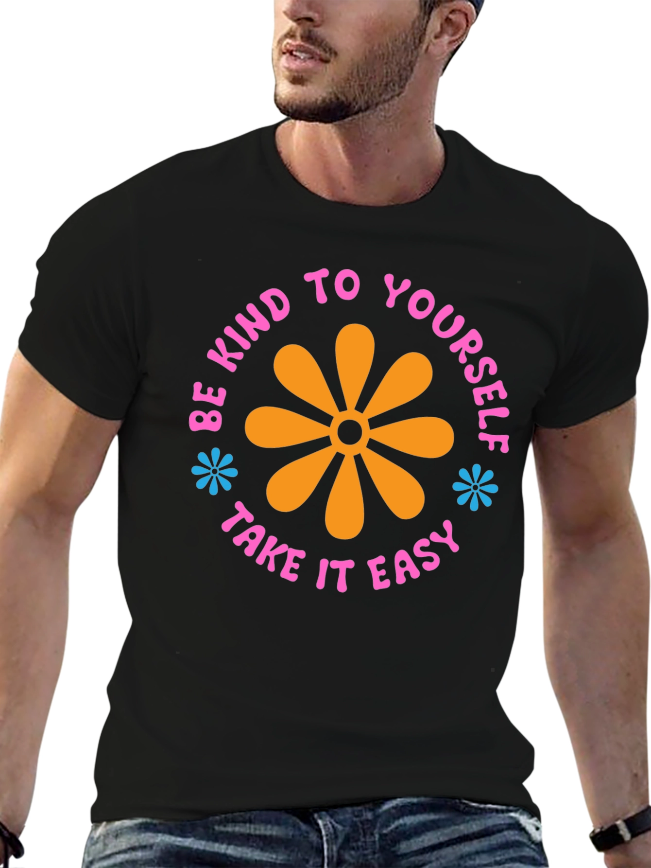 Kind to Yourself Graphic Tee - Black
