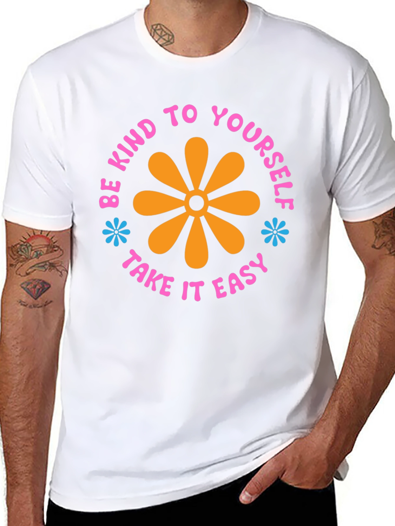 Kind to Yourself Graphic Tee - Black