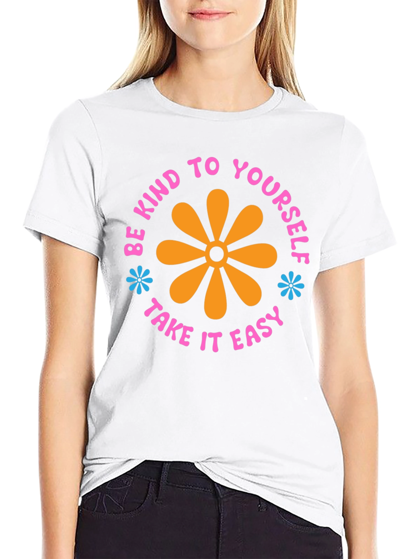Kind to Yourself Graphic Tee - Black