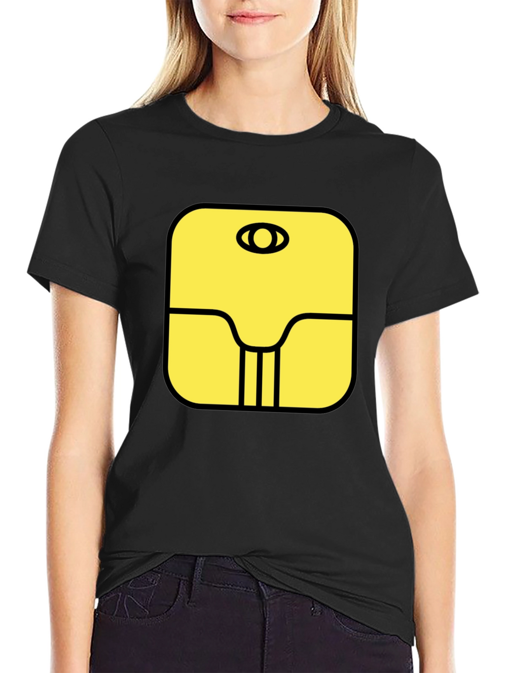Geometric Eye Graphic T-Shirt - Stylish Mens Tee