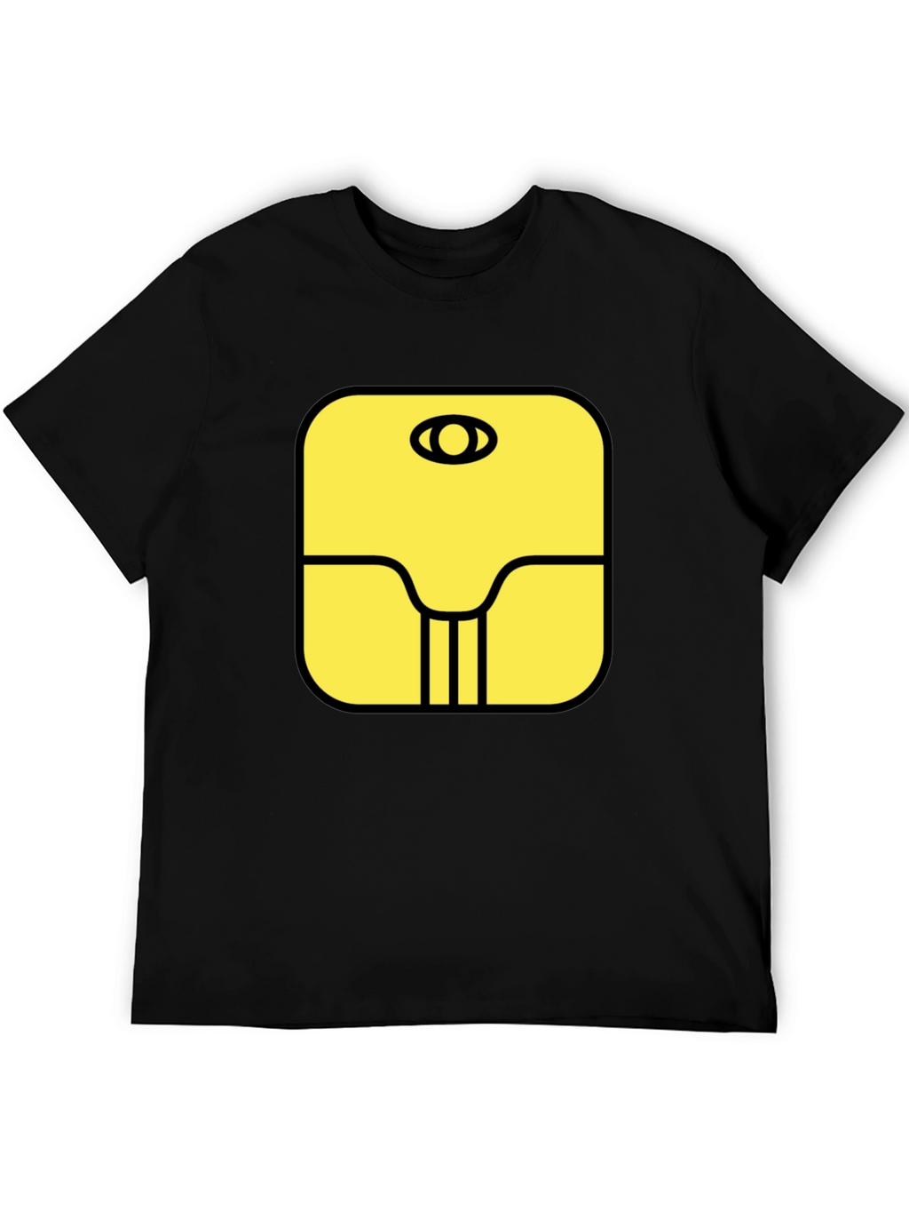 Geometric Eye Graphic T-Shirt - Stylish Mens Tee