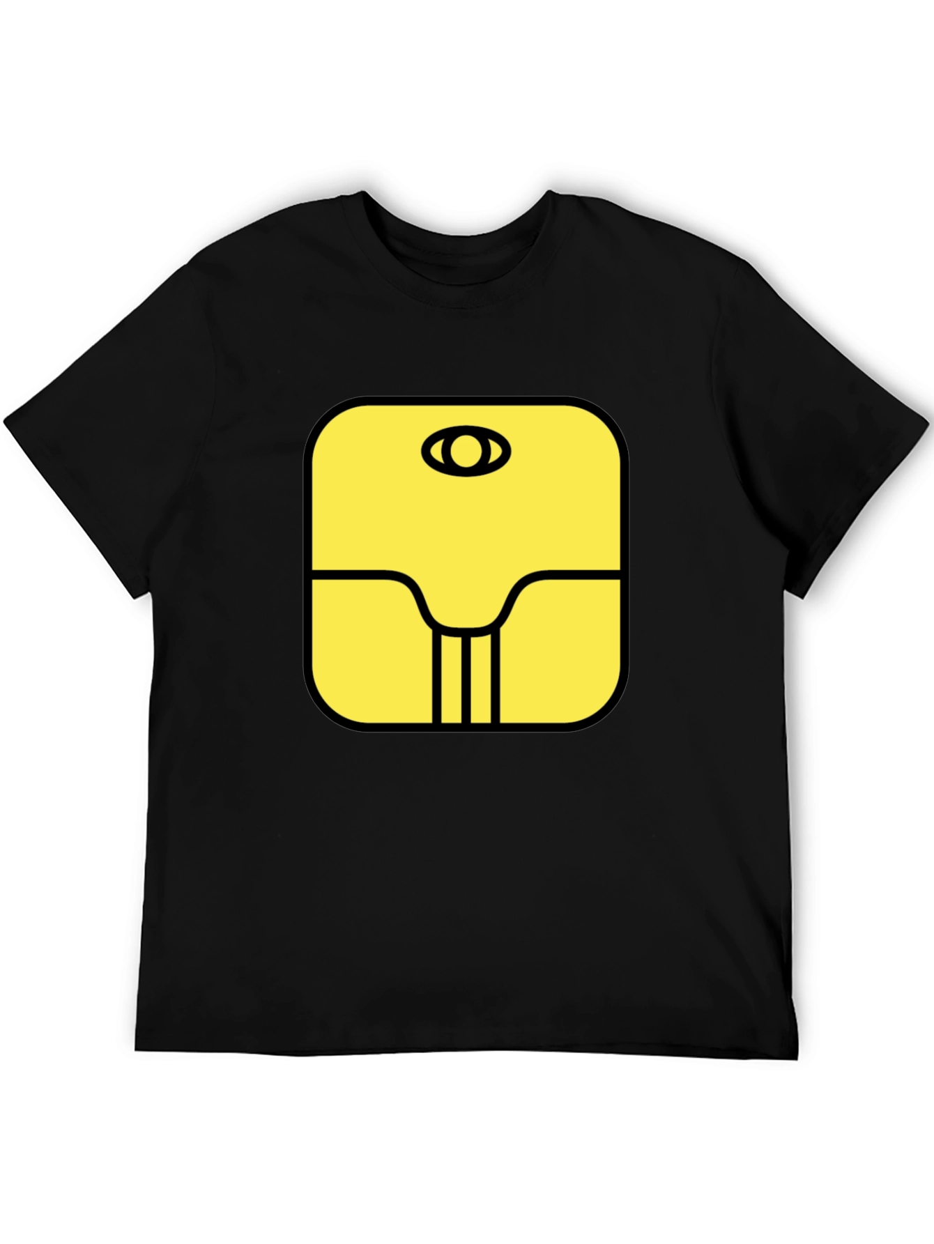 Geometric Eye Graphic T-Shirt - Stylish Mens Tee