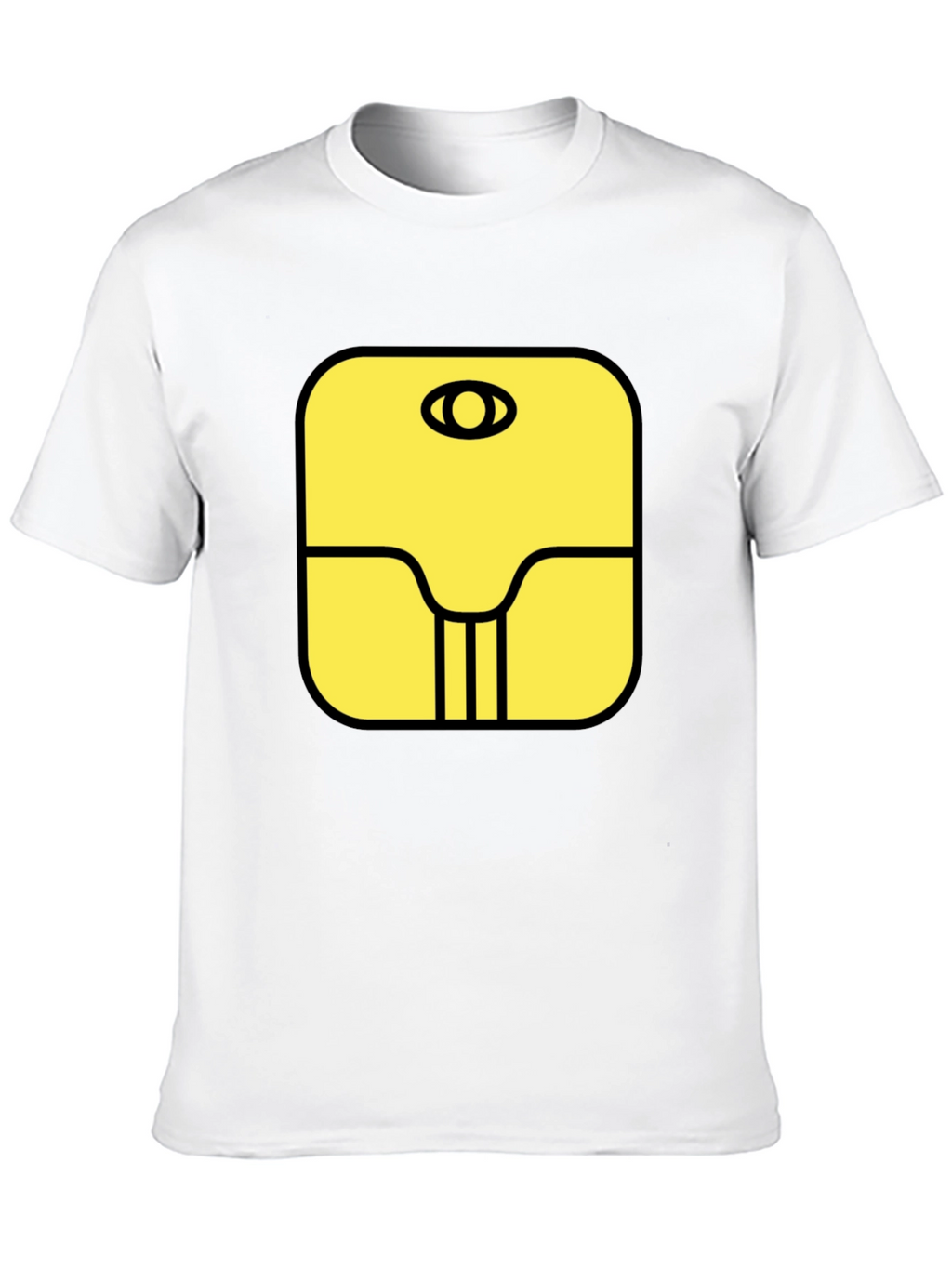 Geometric Eye Graphic T-Shirt - Stylish Mens Tee