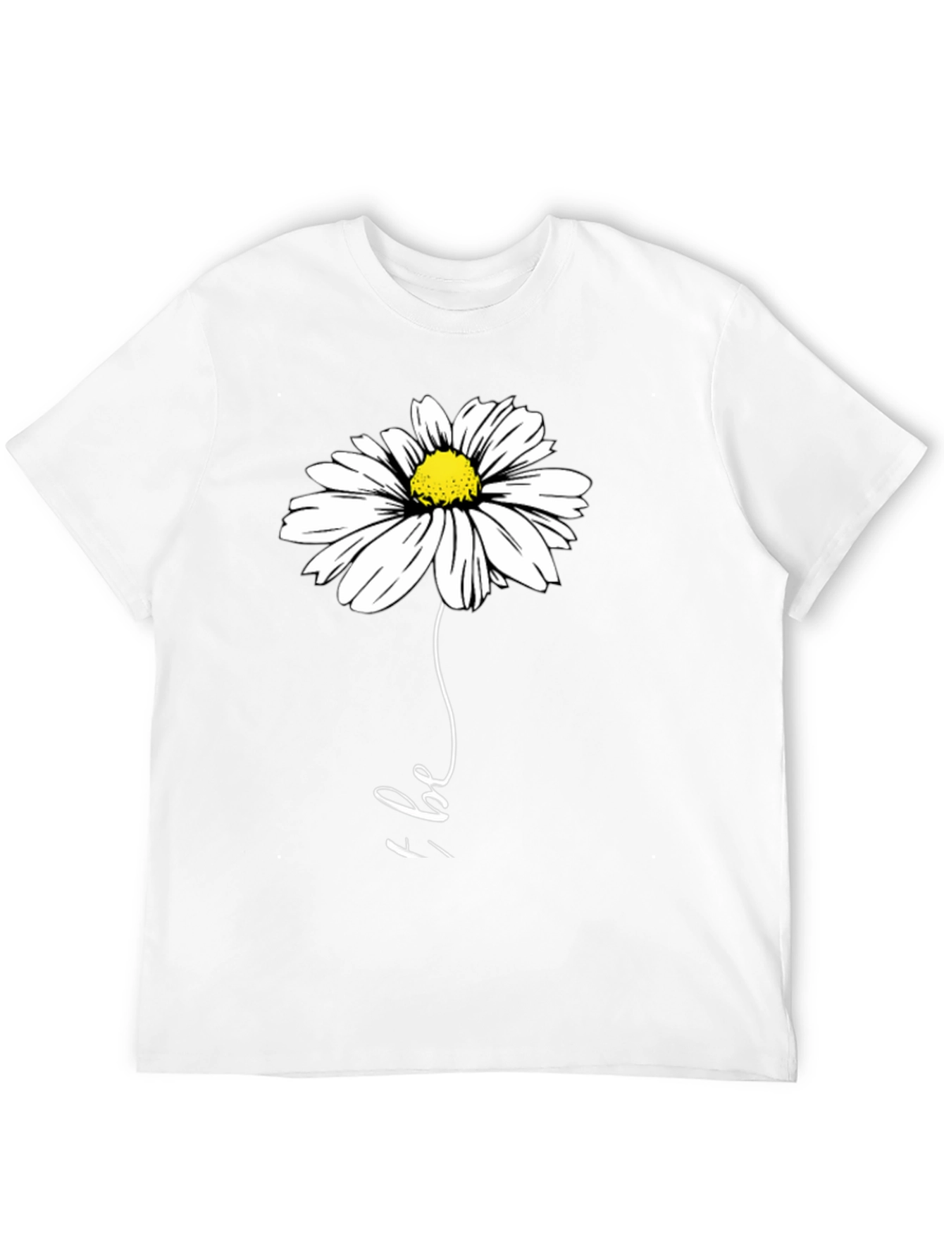 Daisy Be Graphic Tee - Black