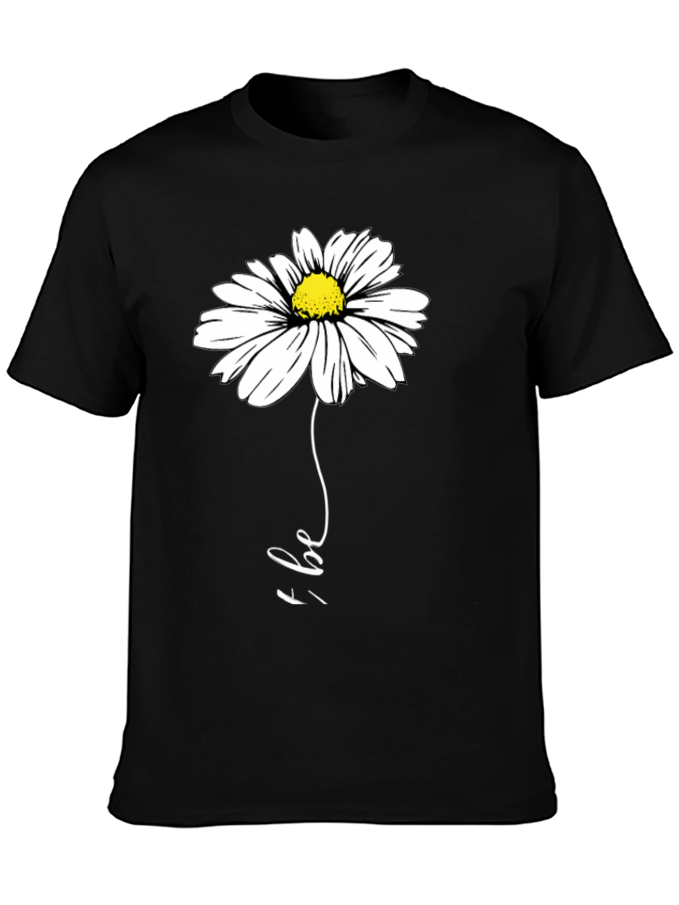 Daisy Be Graphic Tee - Black