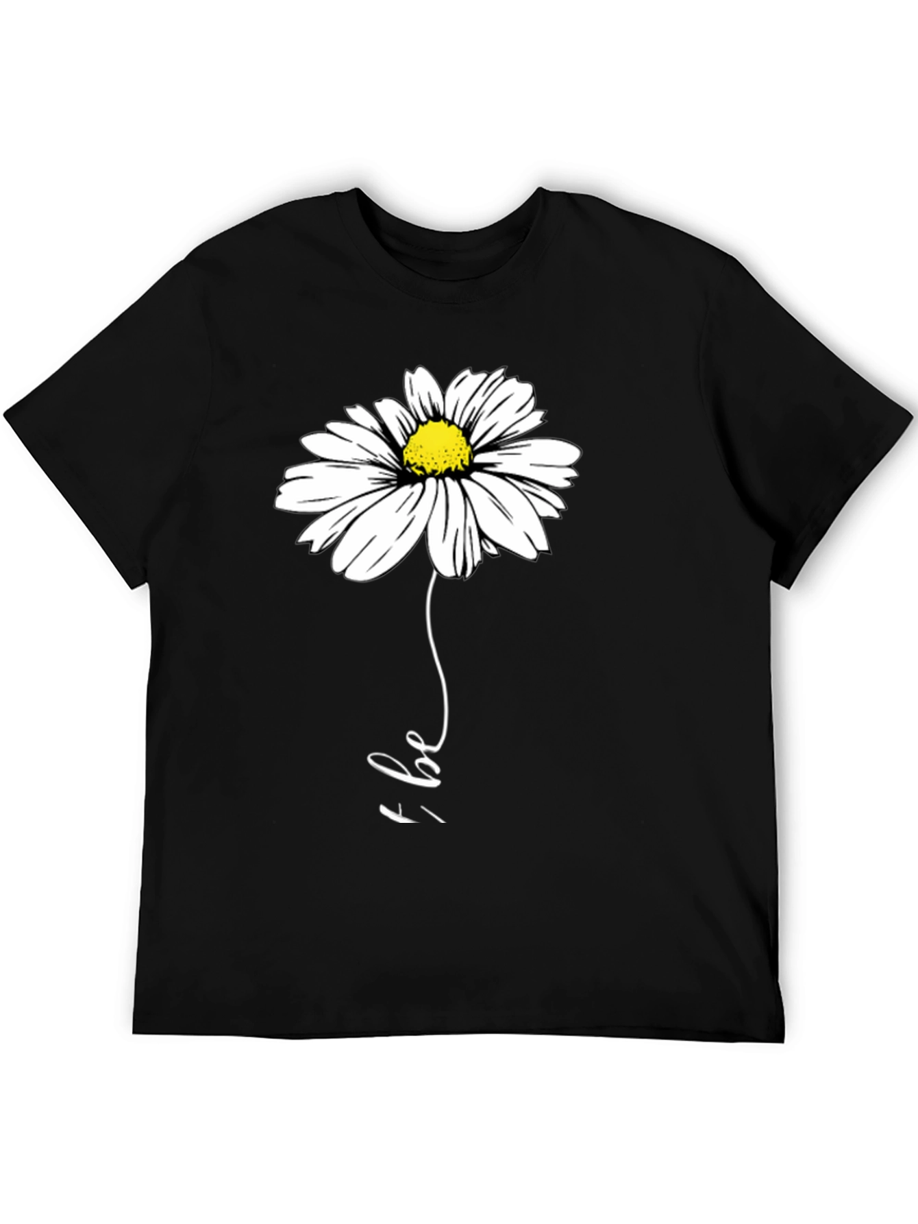 Daisy Be Graphic Tee - Black