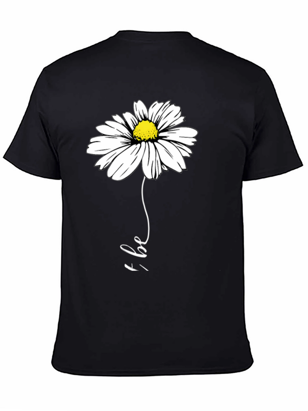 Daisy Be Graphic Tee - Black