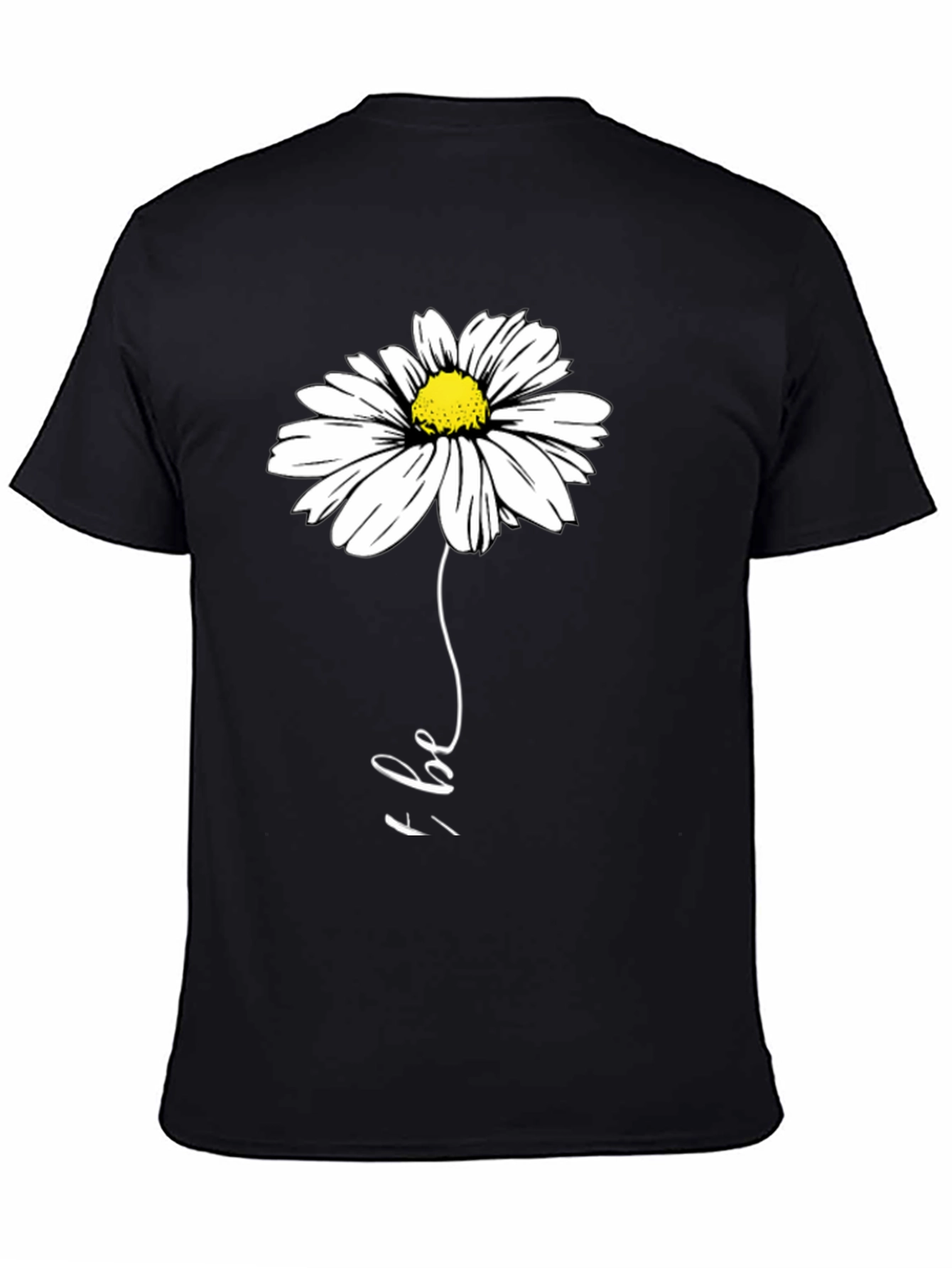 Daisy Be Graphic Tee - Black