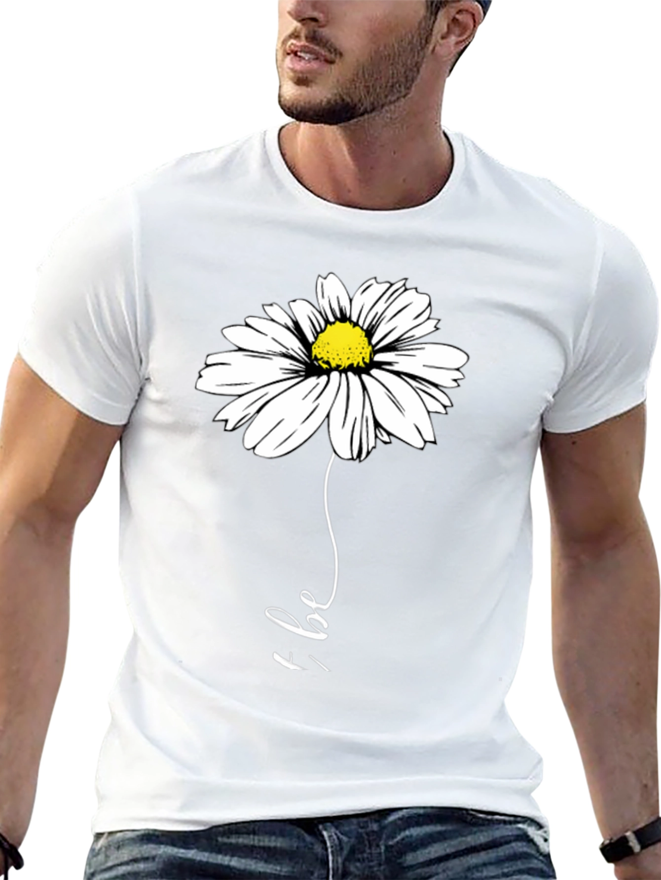 Daisy Be Graphic Tee - Black