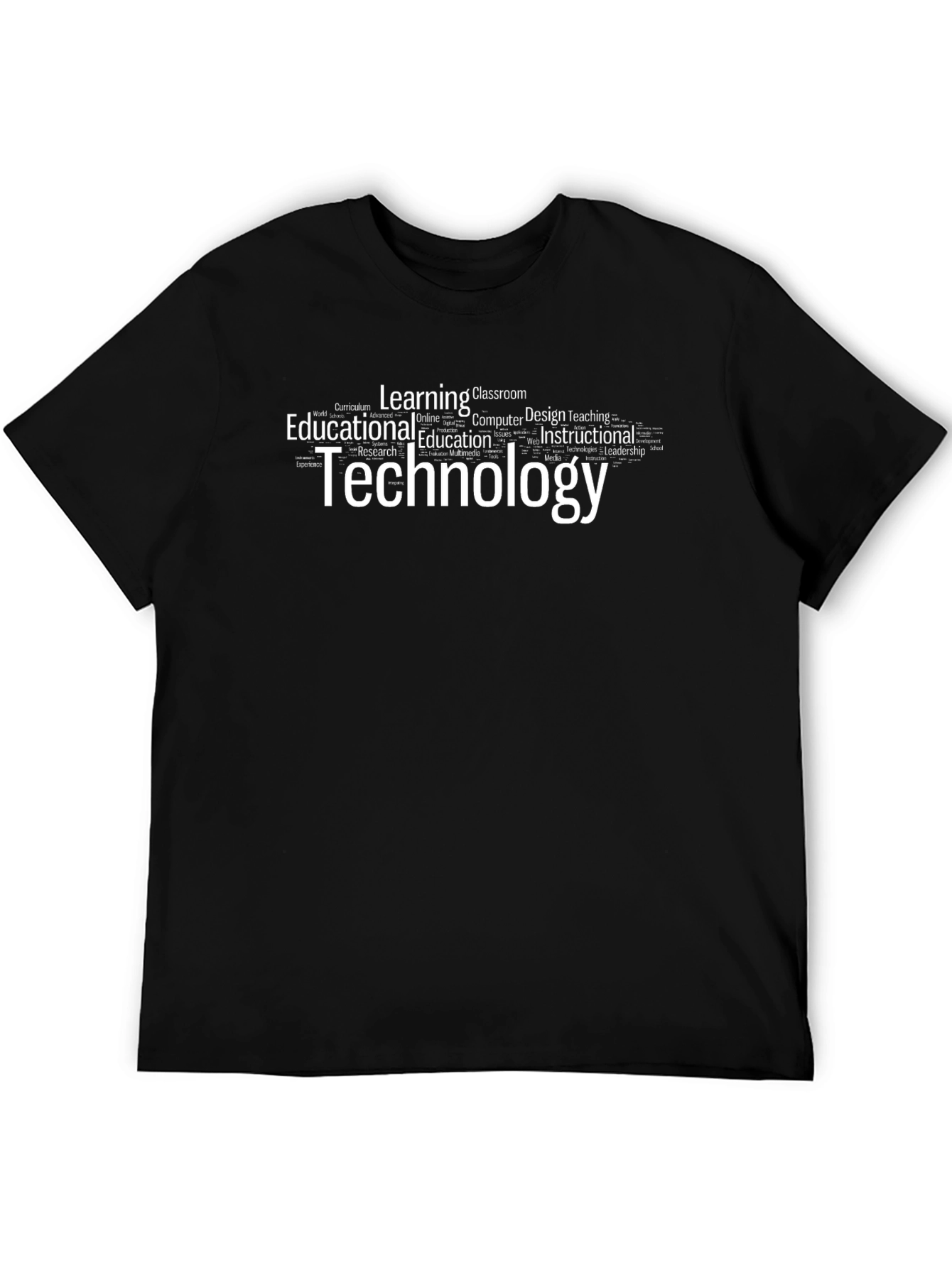 Technology Education Word Art Graphic T-Shirt