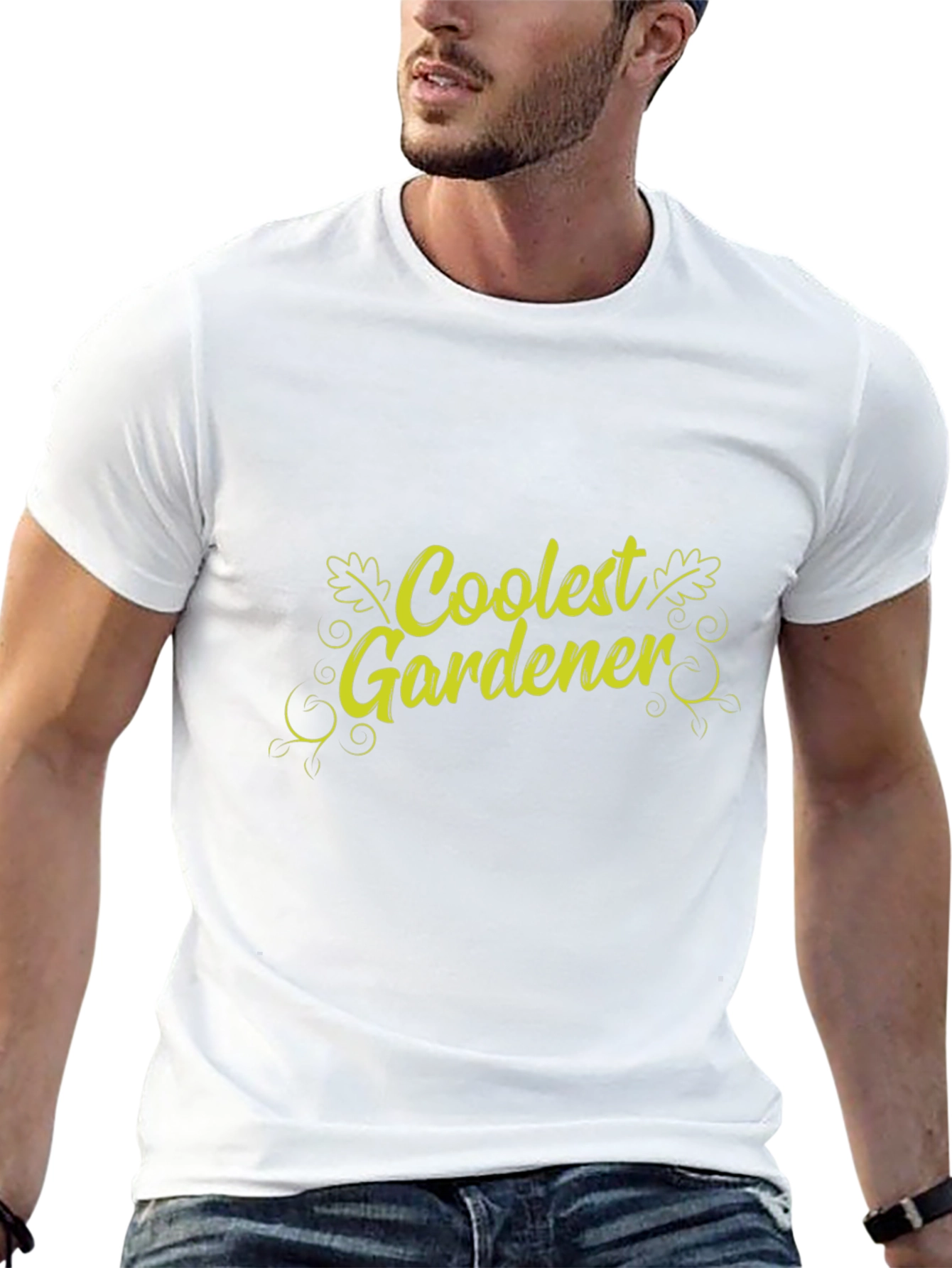 Coolest Gardener Graphic T-Shirt - Black