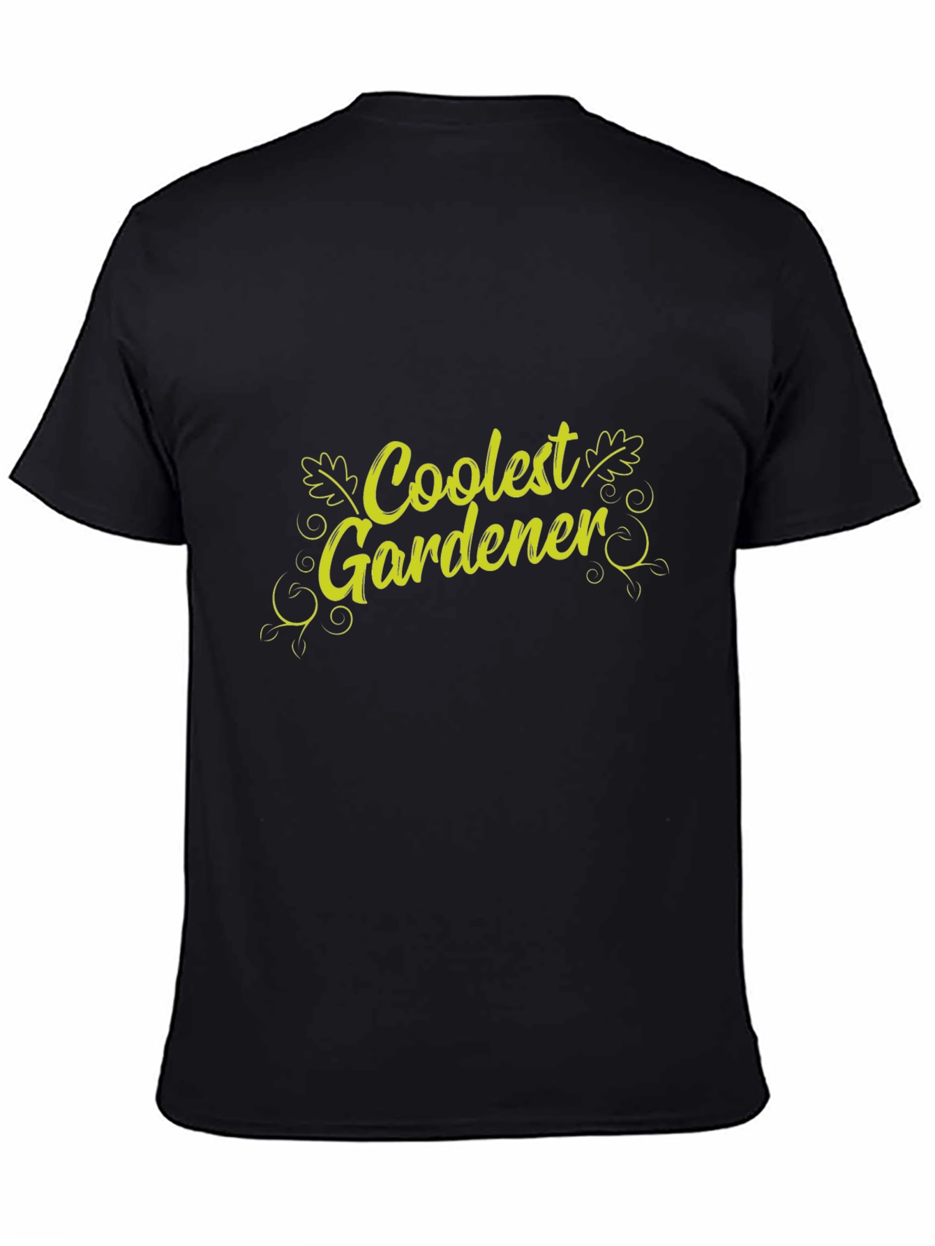Coolest Gardener Graphic T-Shirt - Black