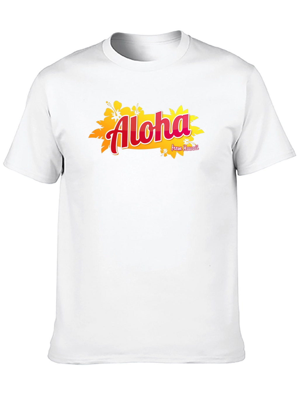 Aloha From Hawaii Black Graphic T-Shirt