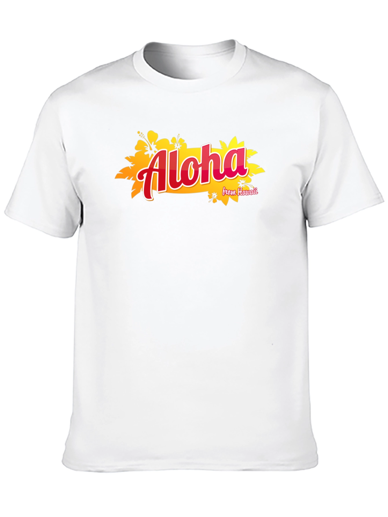 Aloha From Hawaii Black Graphic T-Shirt