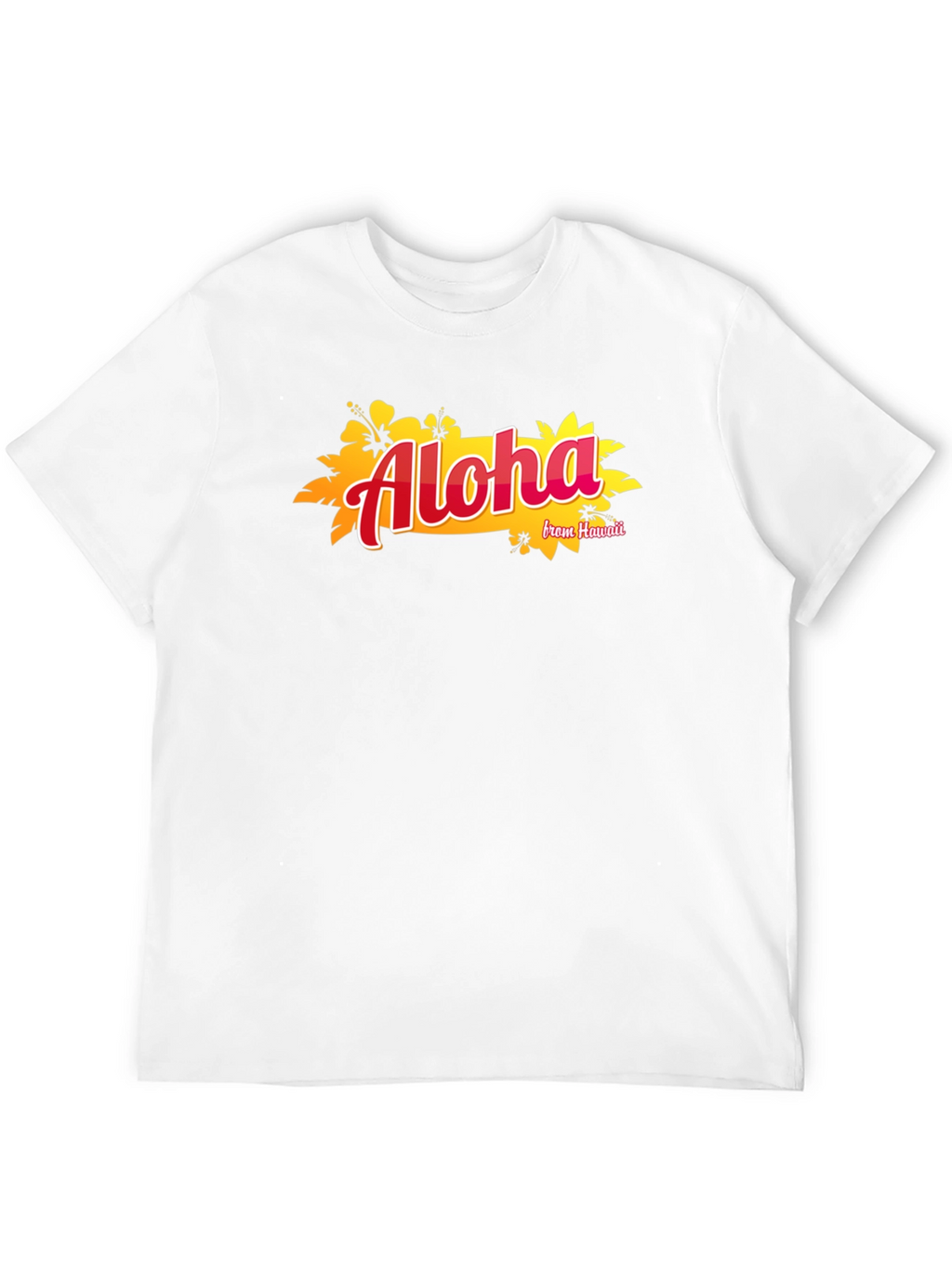 Aloha From Hawaii Black Graphic T-Shirt