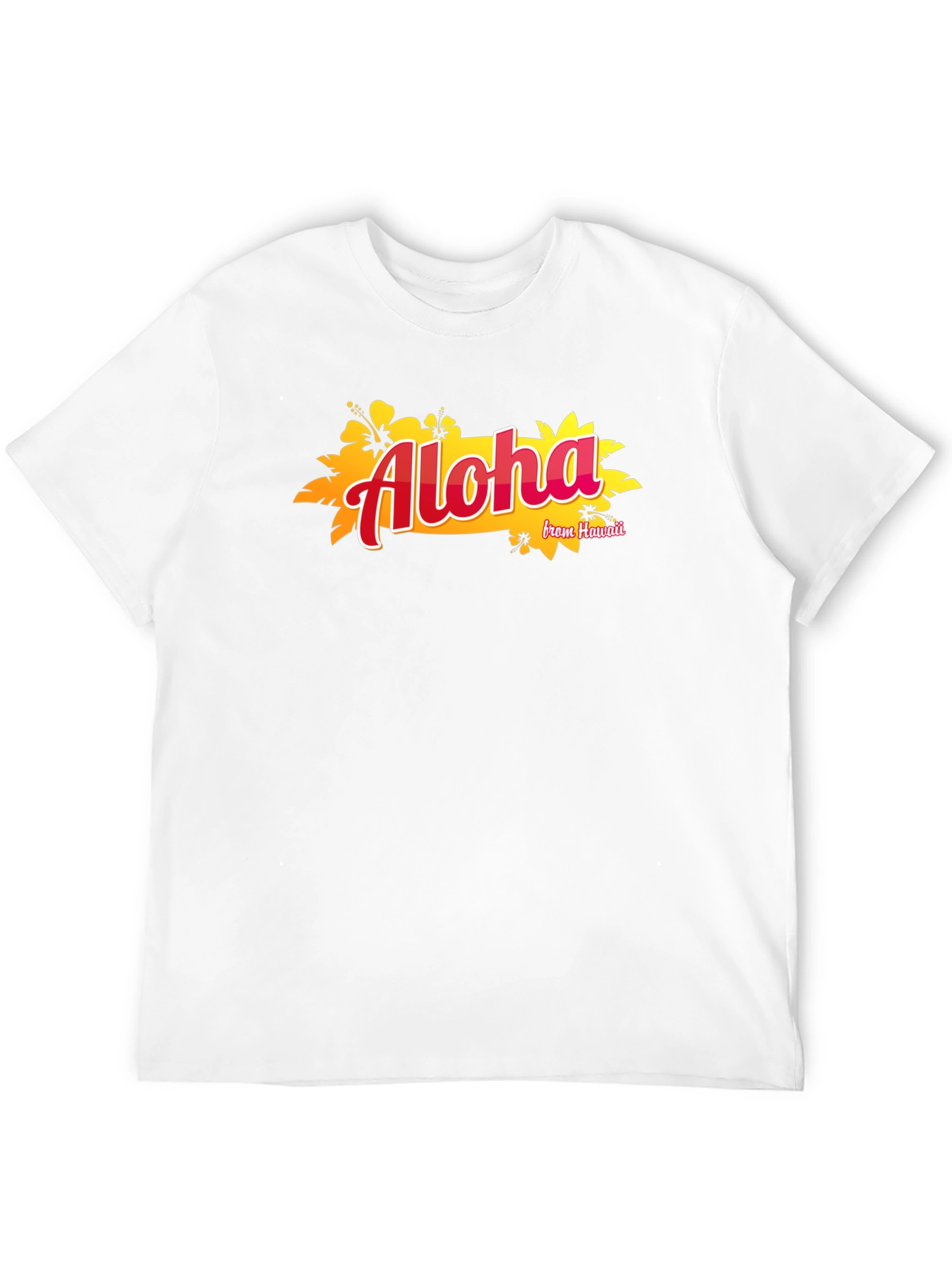 Aloha From Hawaii Black Graphic T-Shirt
