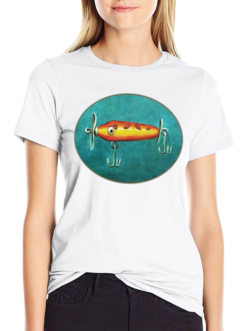 Fishing Lure Graphic Tee - Unique Anglers Style!