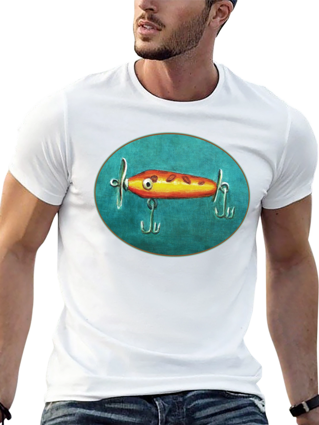 Fishing Lure Graphic Tee - Unique Anglers Style!