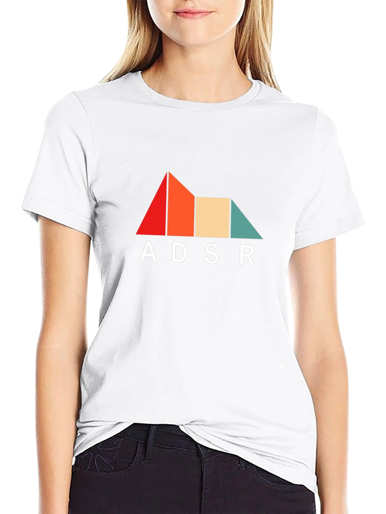ADSR Graphic Tee - Retro Synth Design