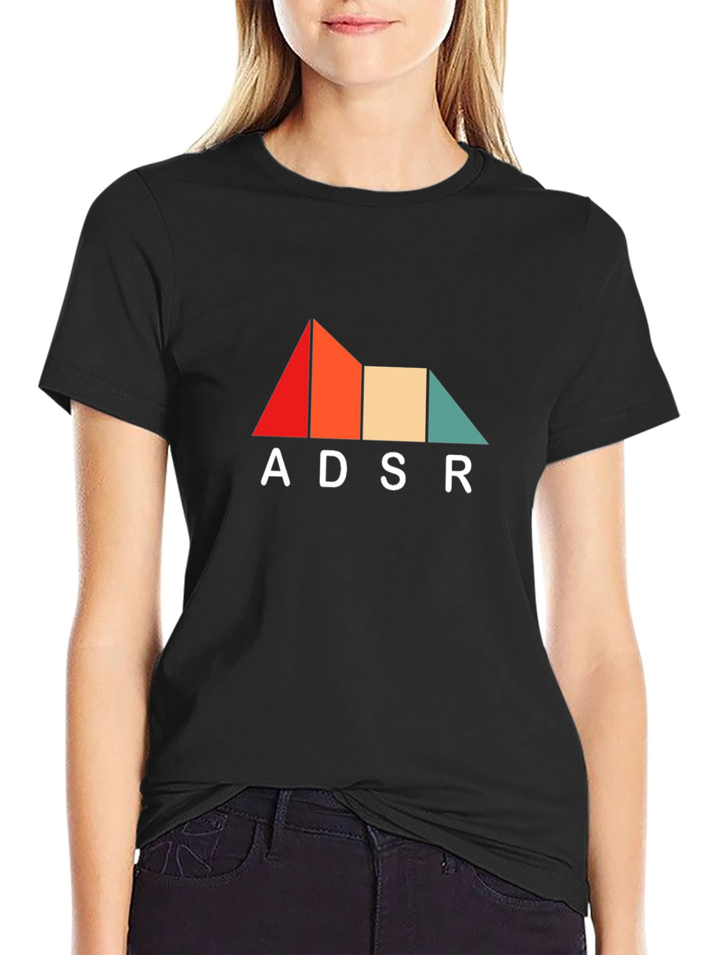 ADSR Graphic Tee - Retro Synth Design