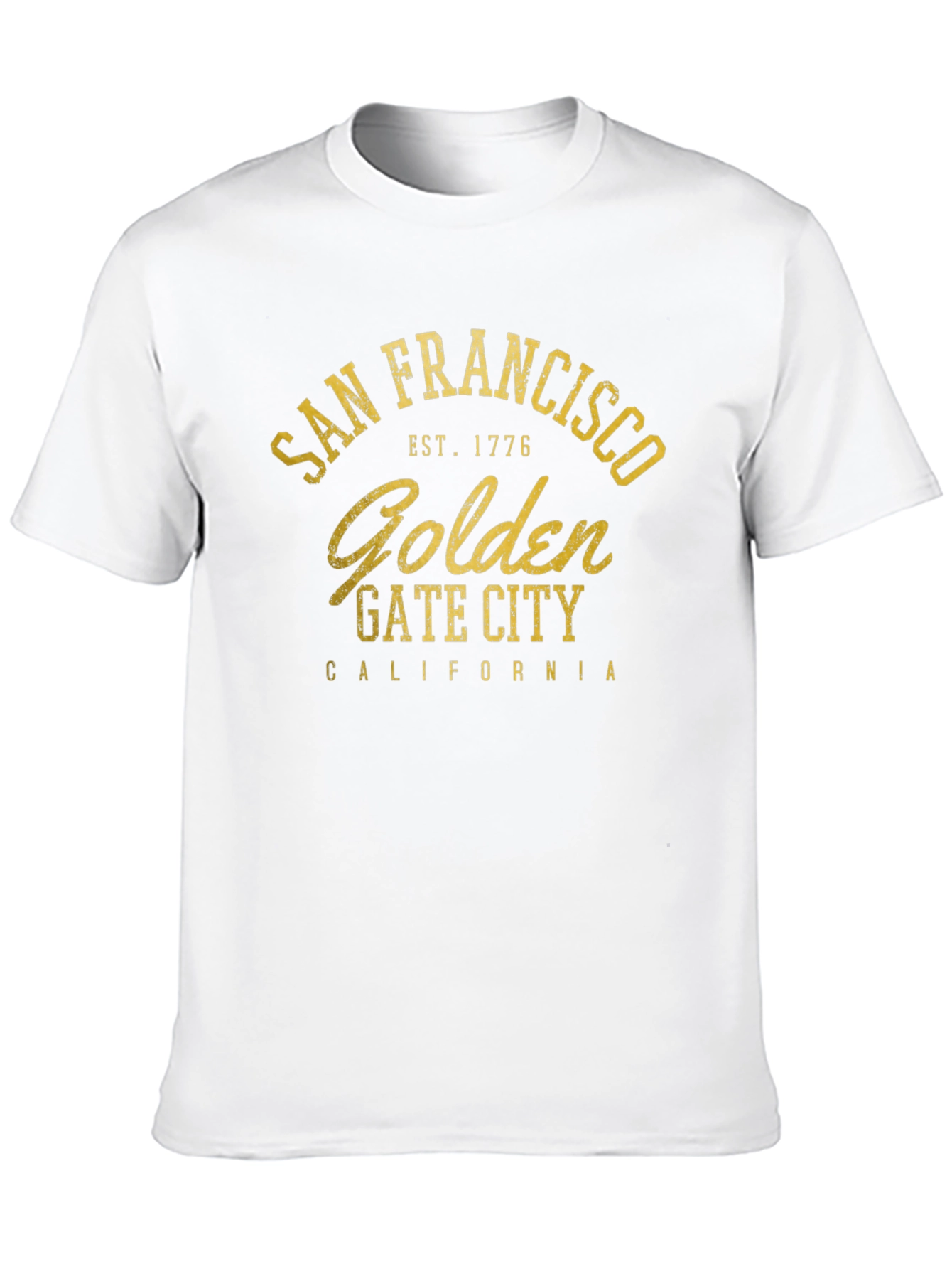 San Francisco Golden Gate City Black T-Shirt