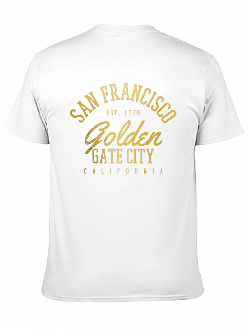 San Francisco Golden Gate City Black T-Shirt
