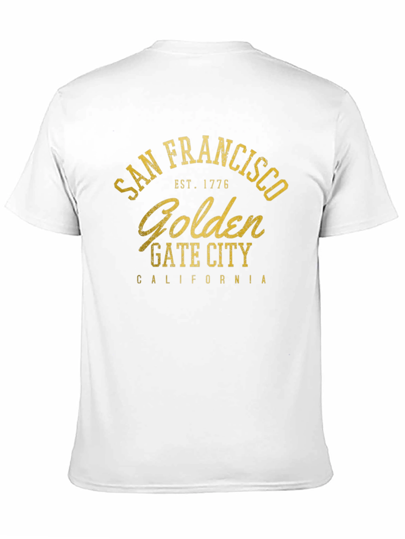 San Francisco Golden Gate City Black T-Shirt