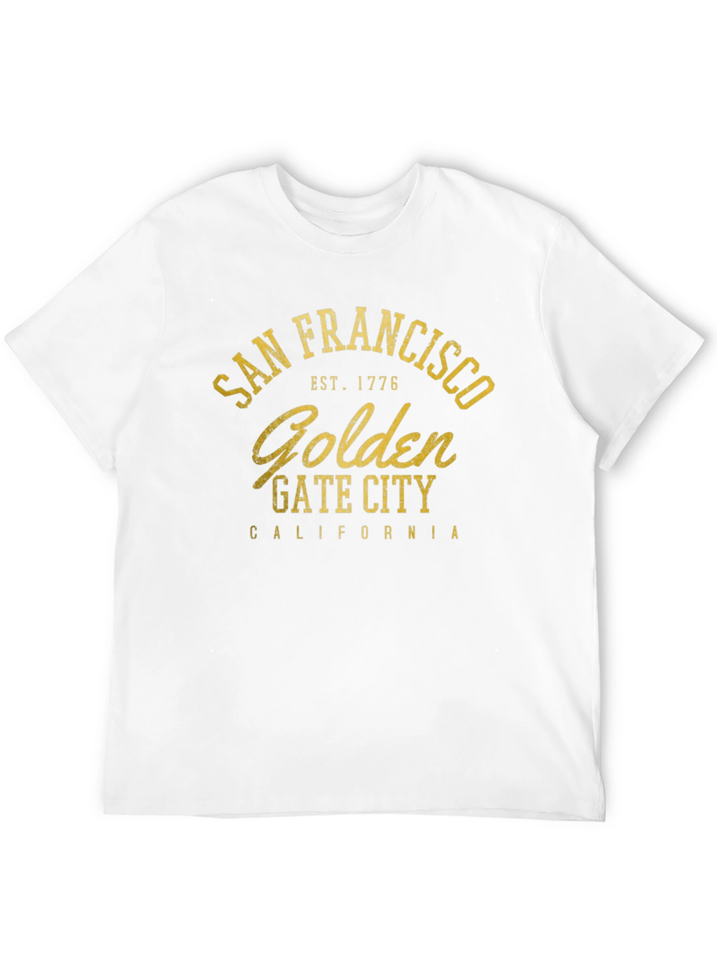 San Francisco Golden Gate City Black T-Shirt