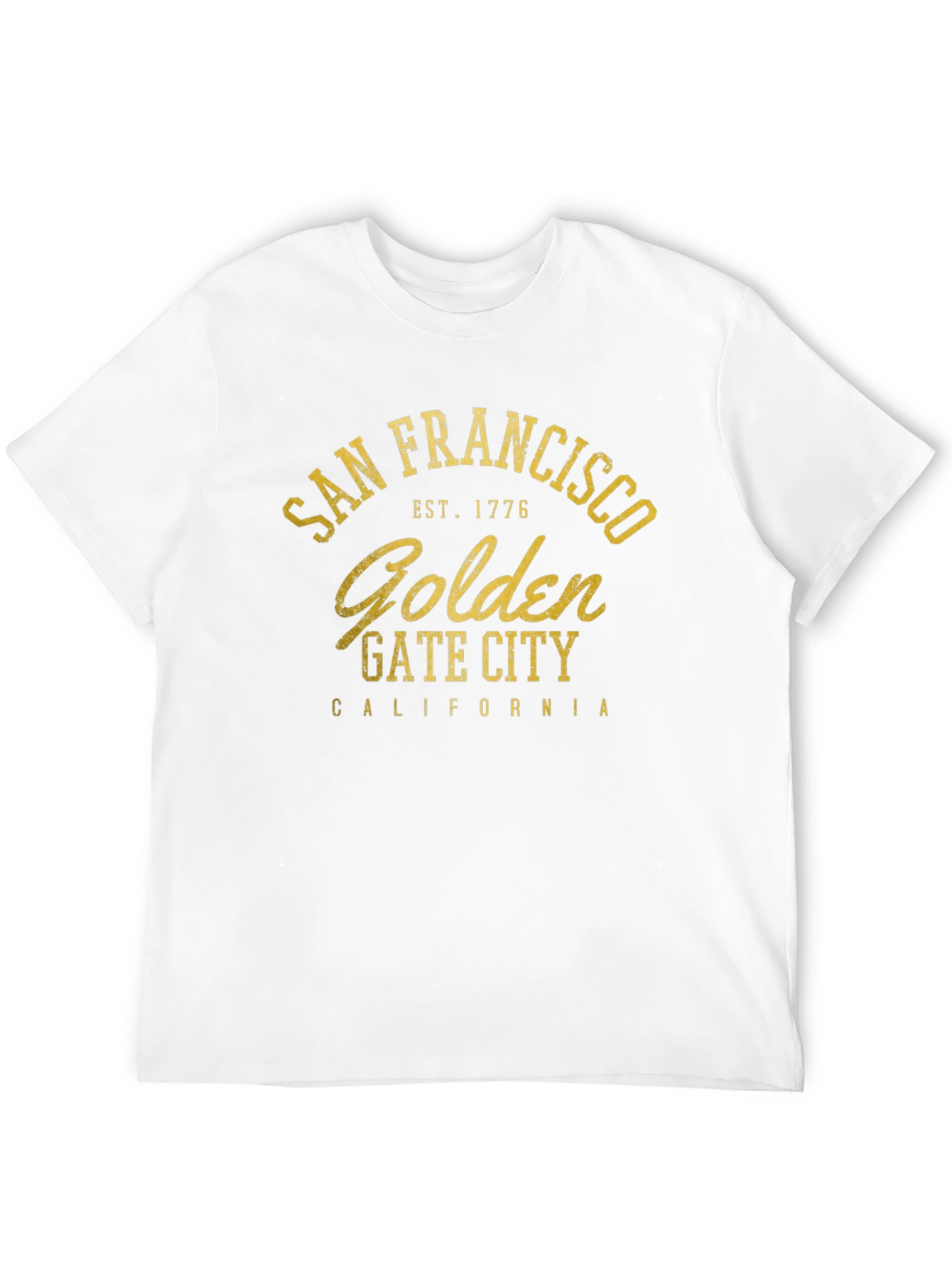 San Francisco Golden Gate City Black T-Shirt