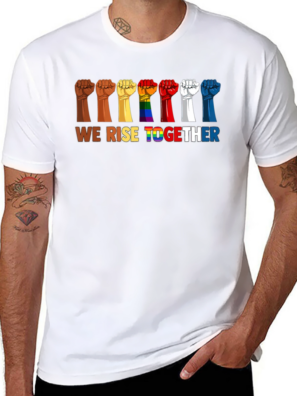 We Rise Together Graphic T-Shirt