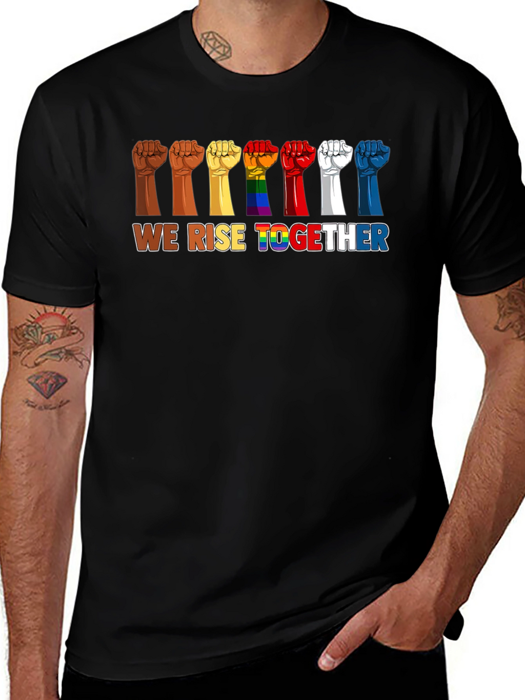 We Rise Together Graphic T-Shirt