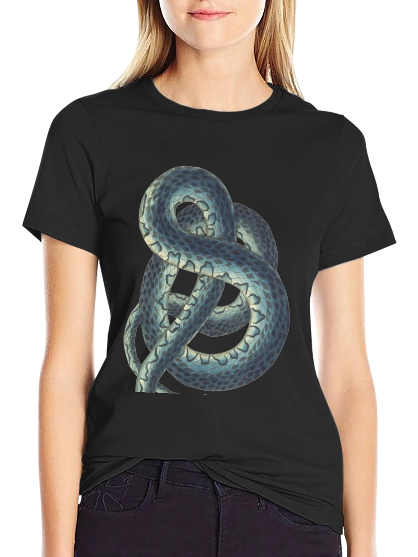 Snake Graphic Tee - Cool Reptile Design