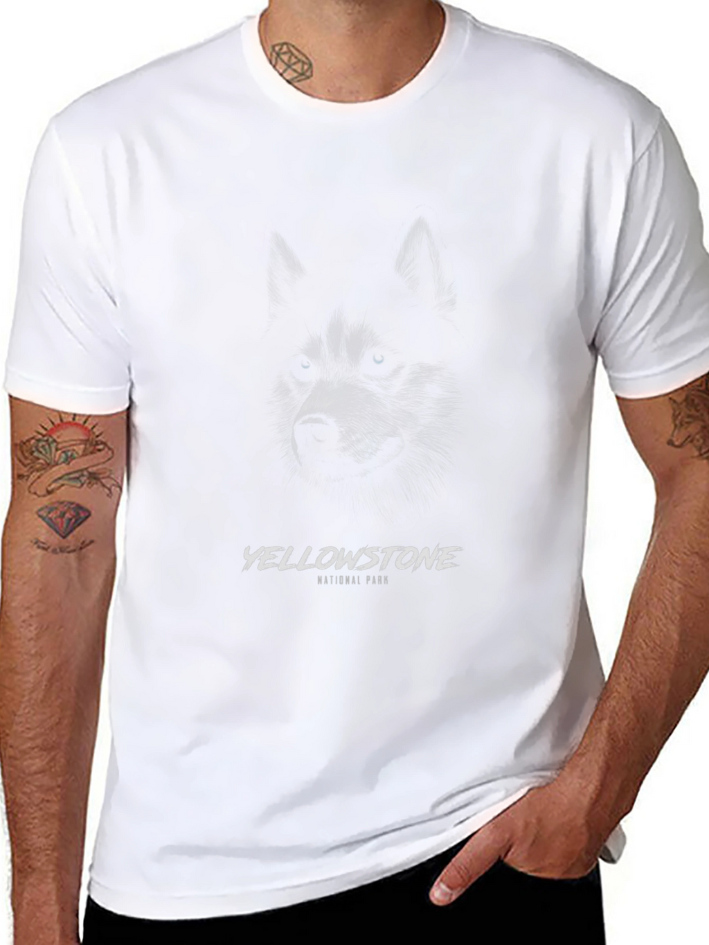 Yellowstone National Park Black Graphic Tee