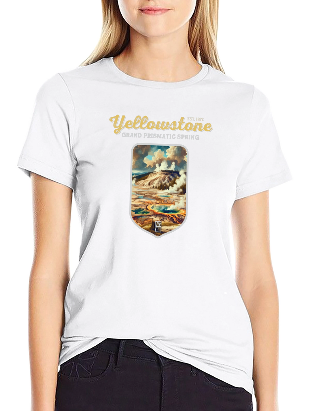 Yellowstone Grand Prismatic Spring Graphic Tee