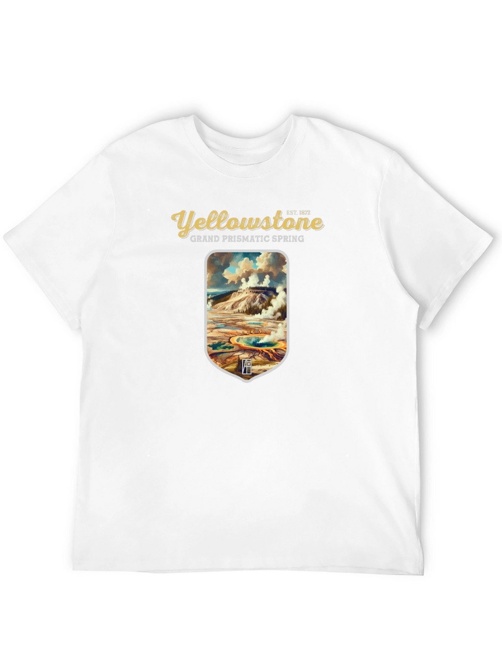 Yellowstone Grand Prismatic Spring Graphic Tee