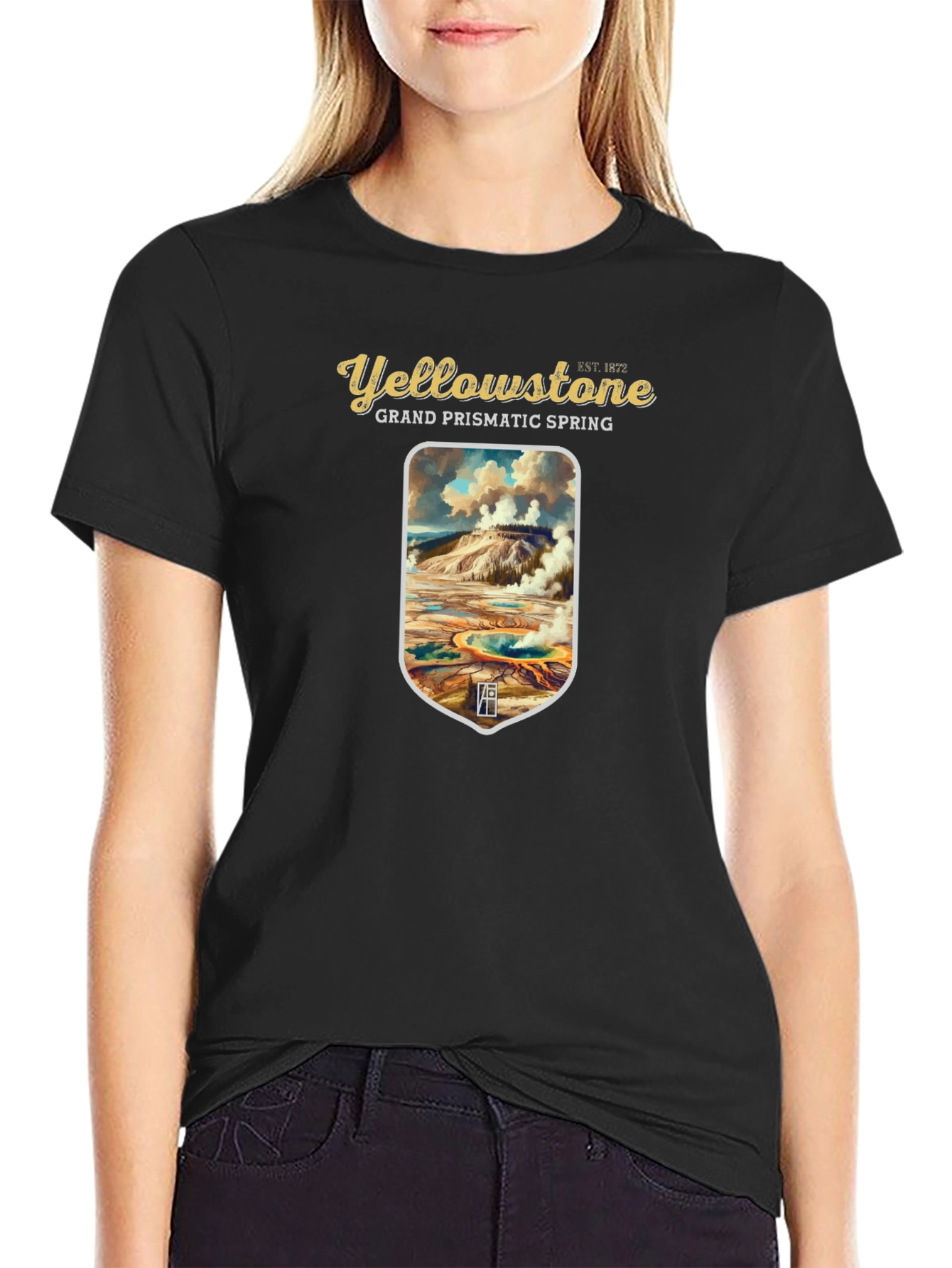 Yellowstone Grand Prismatic Spring Graphic Tee