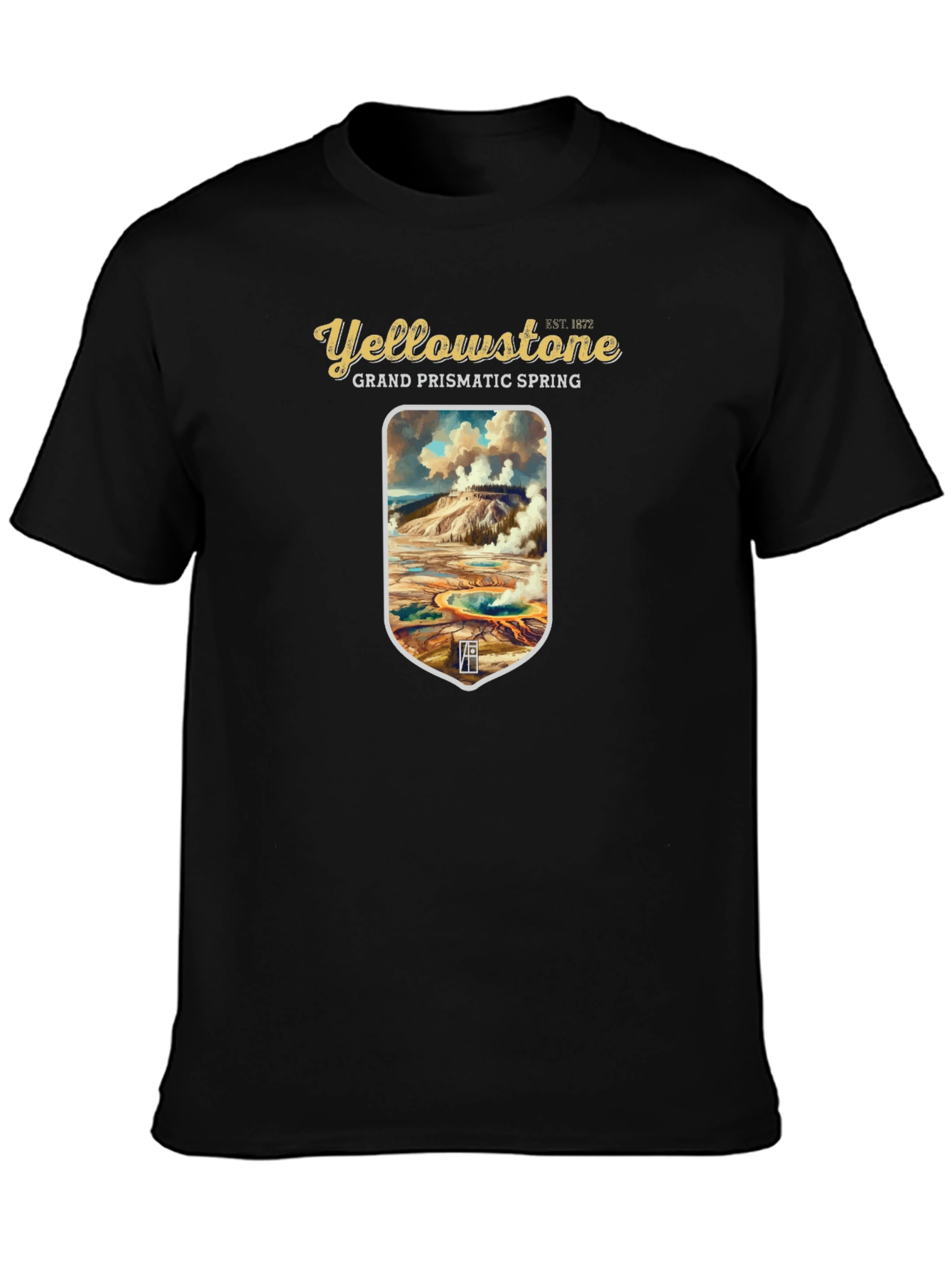 Yellowstone Grand Prismatic Spring Graphic Tee