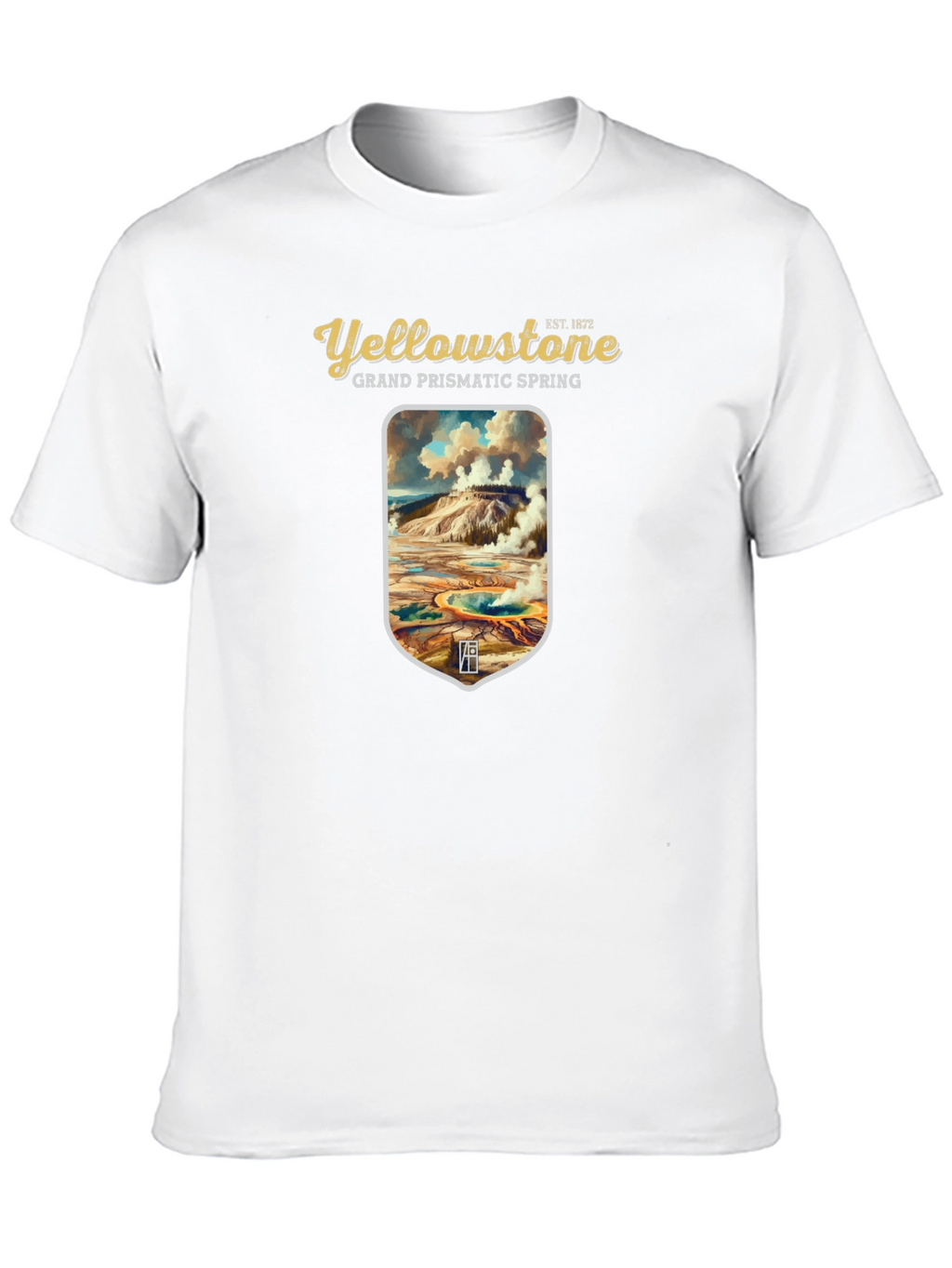 Yellowstone Grand Prismatic Spring Graphic Tee