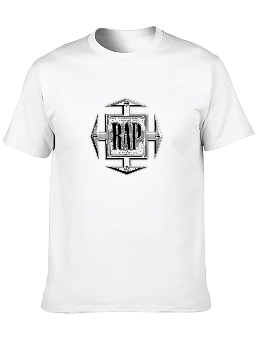 Retro RAP Graphic Black T-Shirt