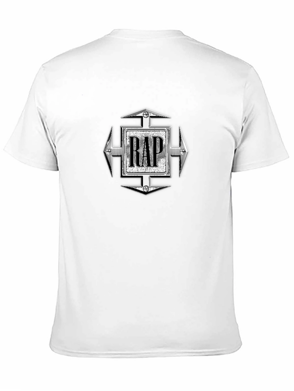 Retro RAP Graphic Black T-Shirt
