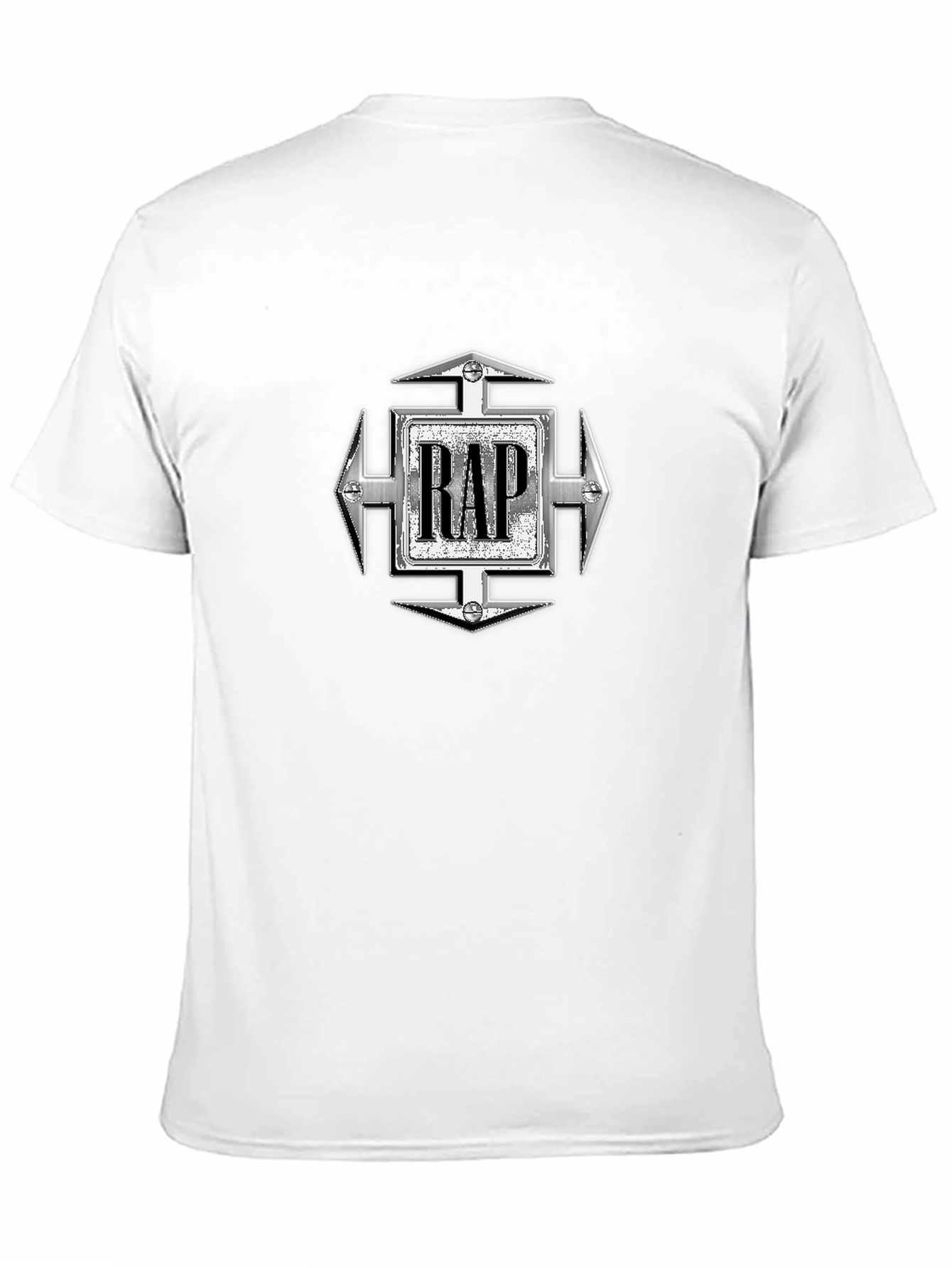 Retro RAP Graphic Black T-Shirt
