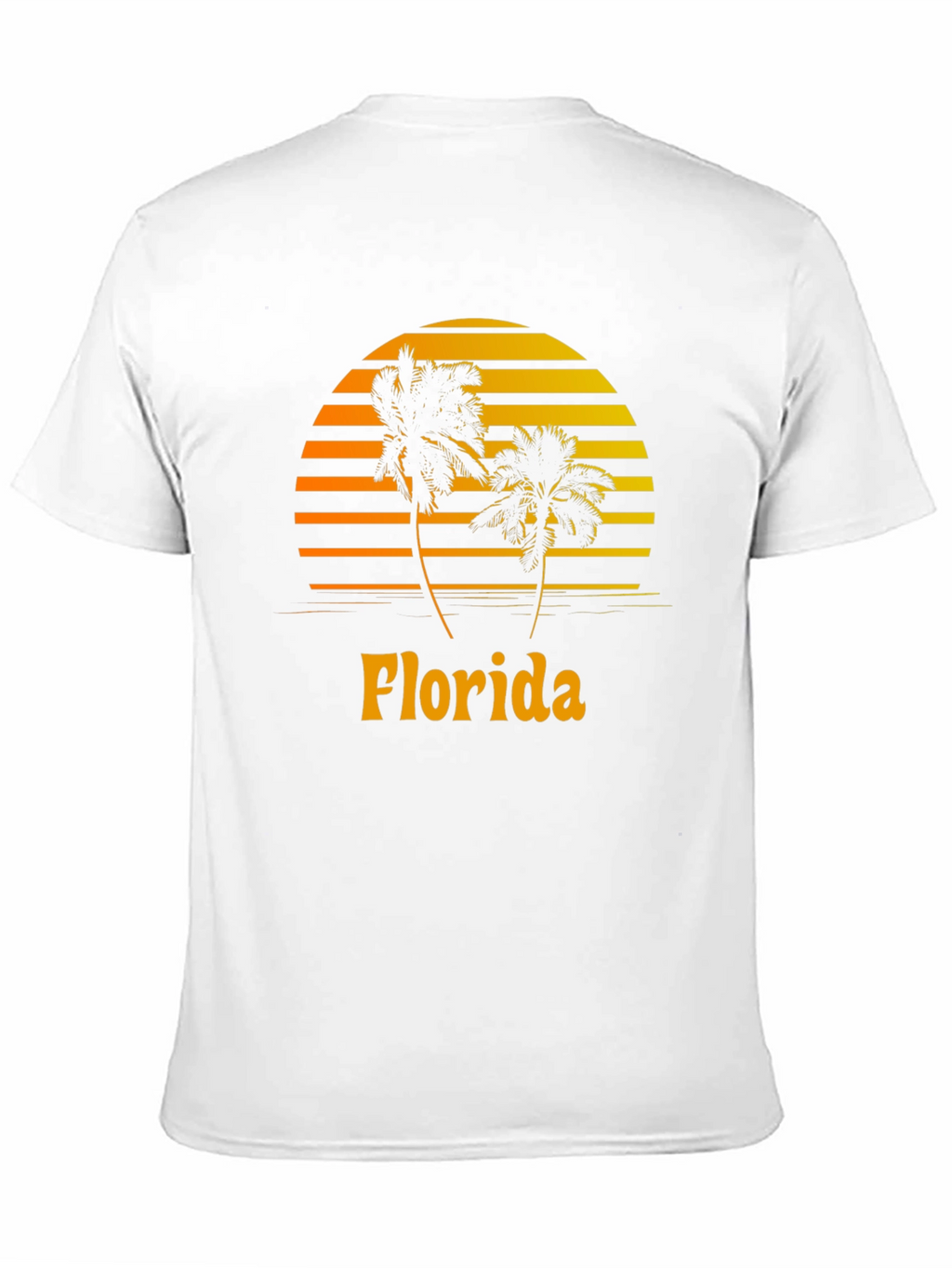 Florida Palm Tree Sunset Graphic Tee
