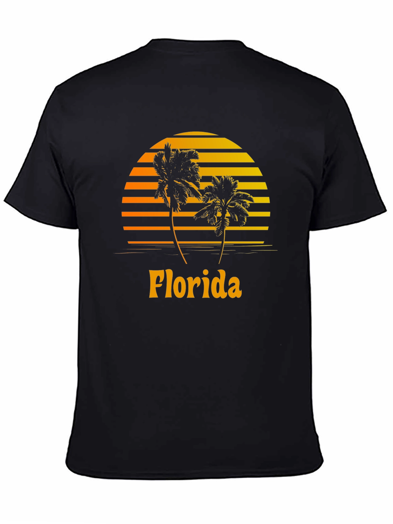 Florida Palm Tree Sunset Graphic Tee