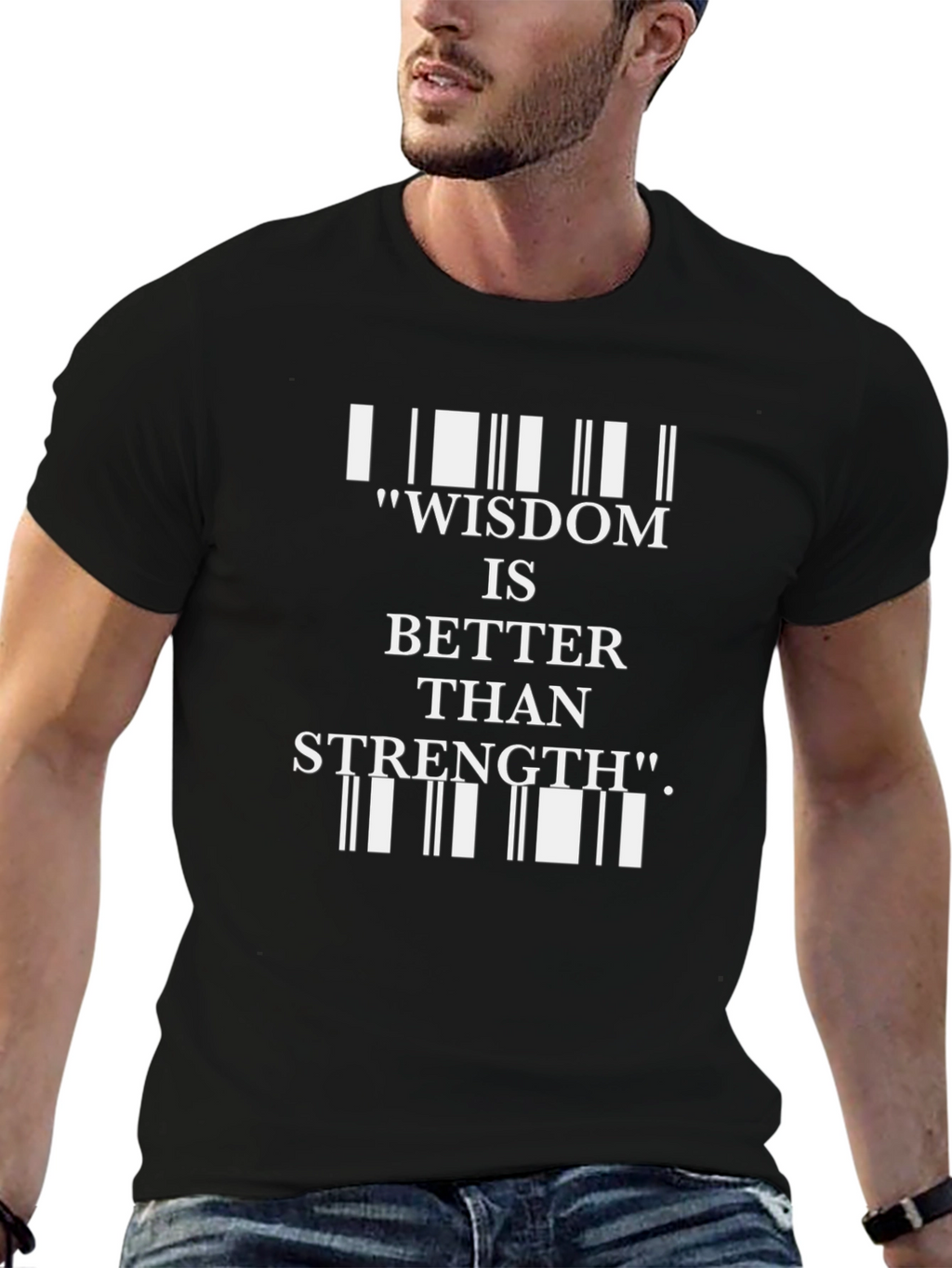 Wisdom Better Than Strength Graphic Tee