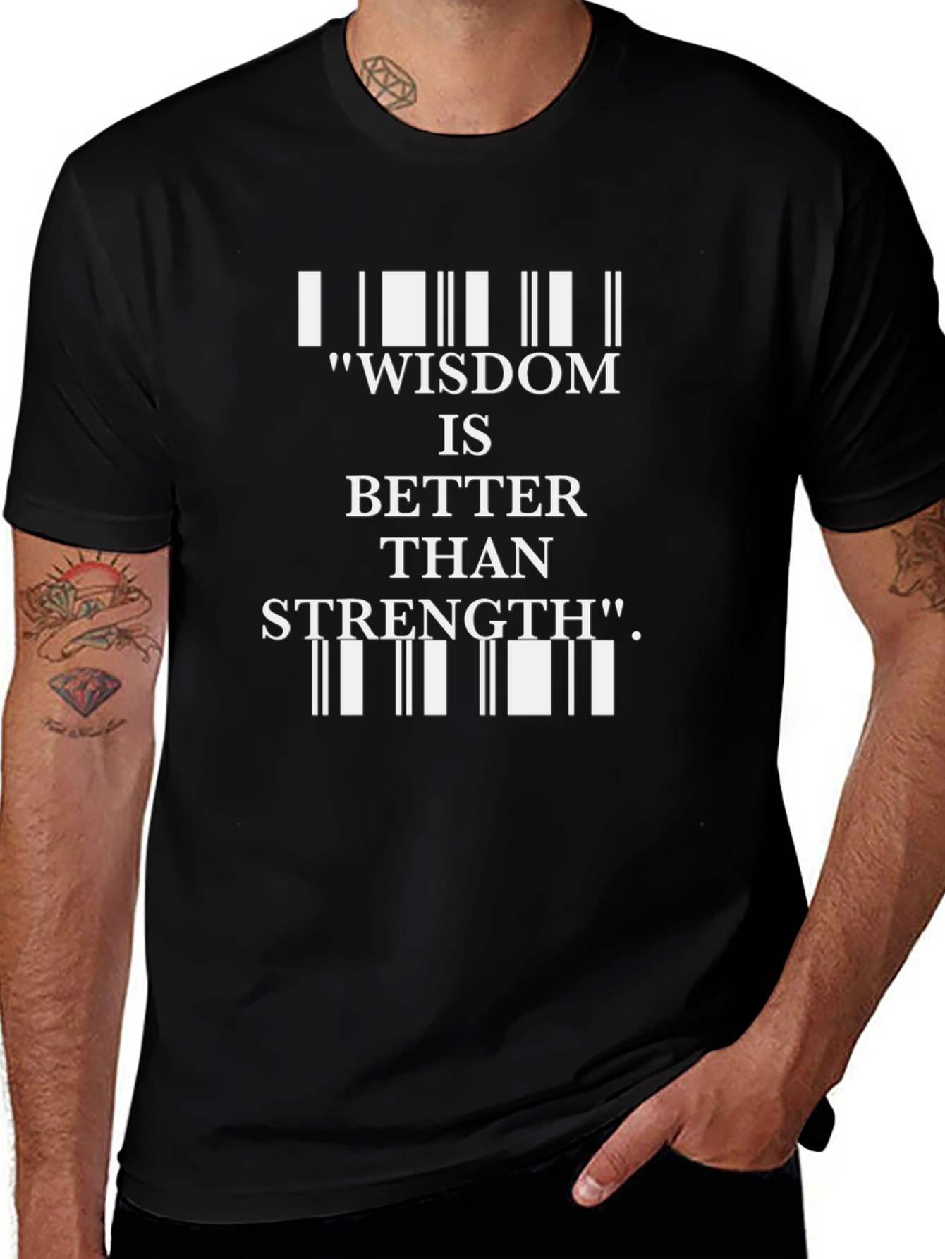 Wisdom Better Than Strength Graphic Tee